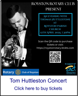 Tom Huttleston Concert Click here to buy tickets